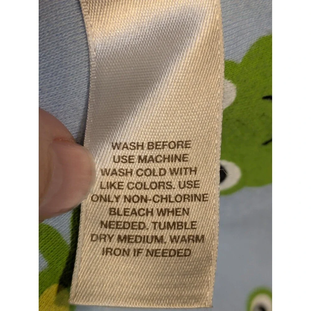 Just One You Carter’s Baby Blanket Blue Green Frogs Hugs All Around